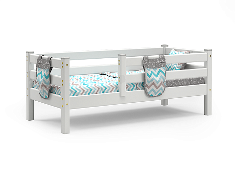 Кровать в скандинавском стиле Соня - Детская кровать из массива сосны