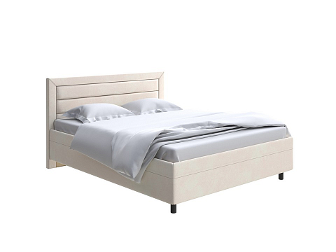 Кровать в стиле минимализм Next Life 2 - Cтильная модель в стиле минимализм с горизонтальными строчками