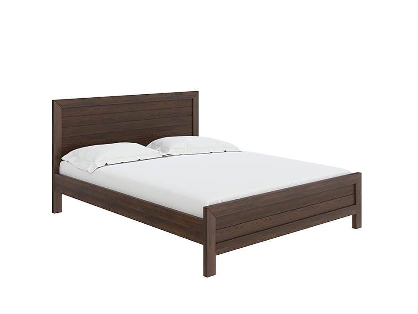 Кровать Toronto 80x180 Массив (сосна) Венге - Стильная кровать из массива со встроенным основанием