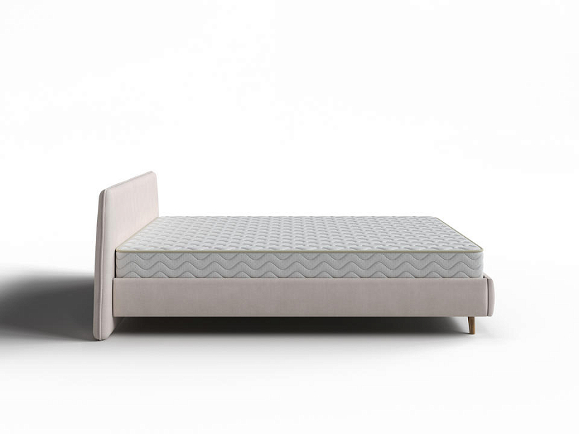 Кровать Binni 80x190 Ткань: Рогожка Тетра Слива - Кровать Binni для ценителей современного минимализма.