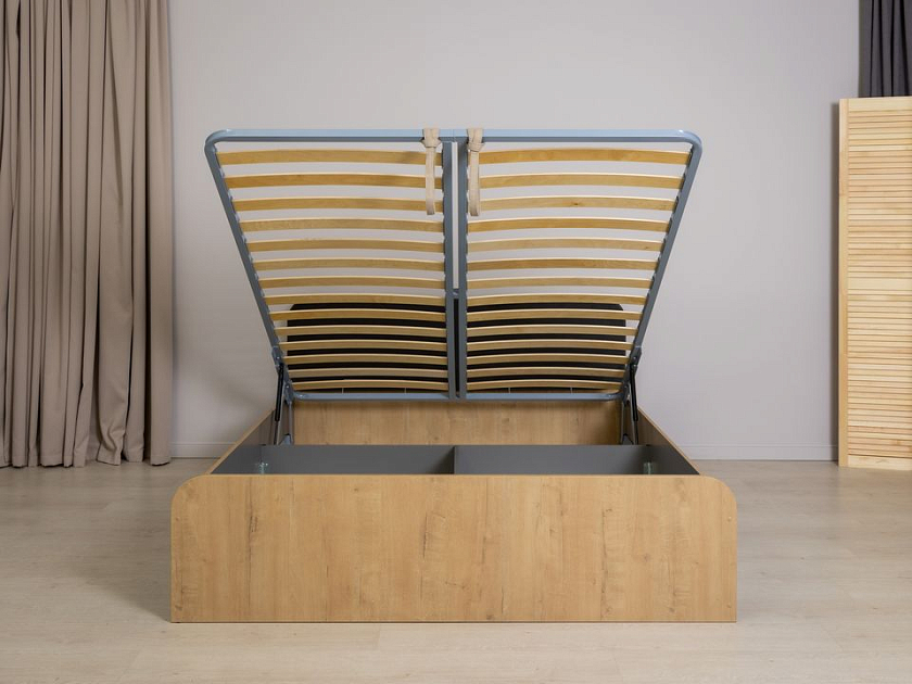 Кровать Way Plus с подъемным механизмом - Кровать в эко-стиле с глубоким бельевым ящиком