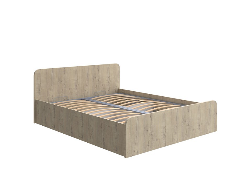 Кровать Way Plus с подъемным механизмом 90x200 ЛДСП Бунратти - Кровать в эко-стиле с глубоким бельевым ящиком