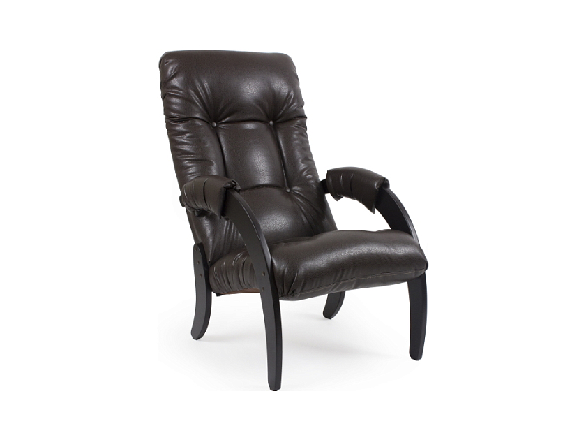 Кресло Puffy 88x60 Экокожа Vegas Lite Amber/Венге - Комфортное кресло в мягкой обивке