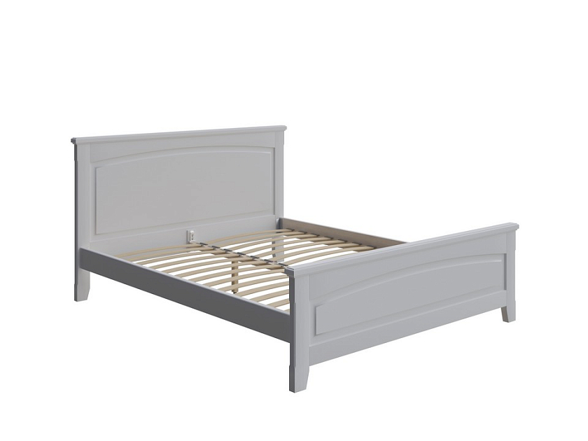 Кровать Marselle 80x200 Массив (сосна) Белая эмаль - Классическая кровать из массива