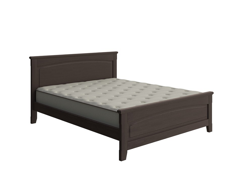 Кровать Marselle 90x190 Массив (сосна) Венге - Классическая кровать из массива