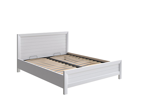Кровать из дерева Toronto с подъемным механизмом - Стильная кровать с местом для хранения