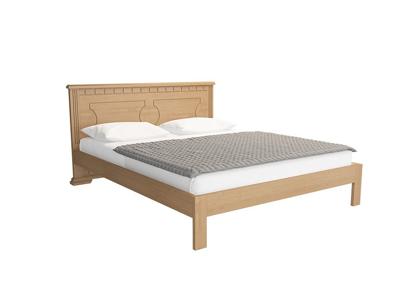 Кровать Milena-М-тахта 180x220 Массив (сосна) Антик - Кровать в классическом стиле из массива.
