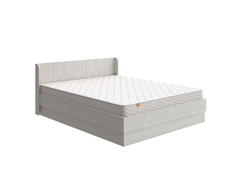 Двуспальная кровать Practica с подъемным механизмом - Кровать из ЛДСП с подъемным механизмом в минималистичном дизайне