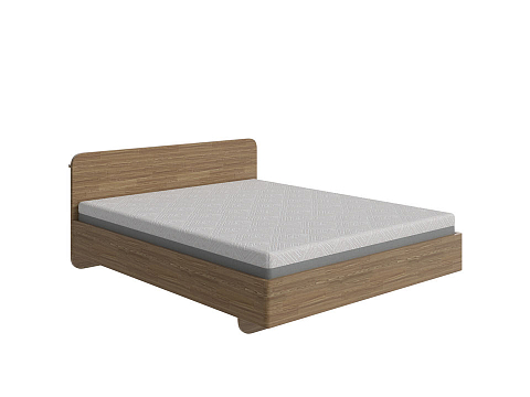 Деревянная кровать Minima - Кровать из массива с округленным изголовьем. 