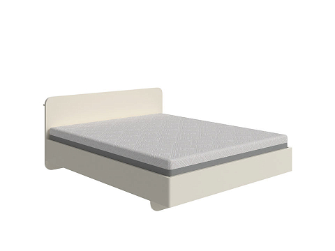 Двуспальная кровать Minima - Кровать из массива с округленным изголовьем. 