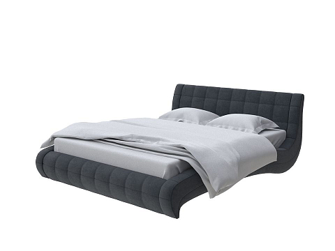 Двуспальная кровать Nuvola-1 - Кровать футуристичного дизайна из экокожи класса «Люкс».