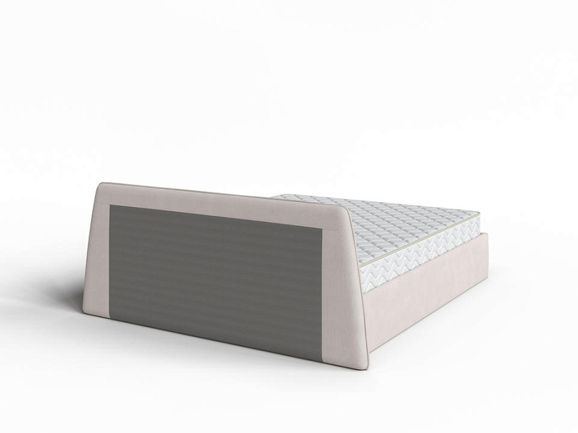 Кровать Binni для основания с ПМ 90x200 Ткань: Велюр Teddy Снежный - Кровать Binni для ценителей современного минимализма.