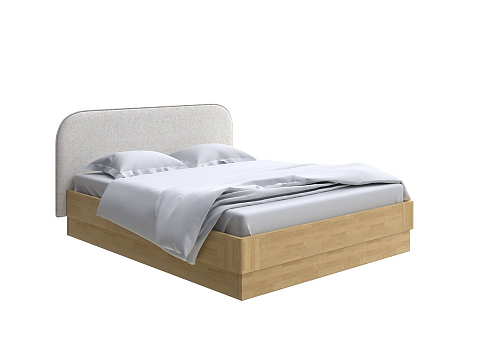 Двуспальная деревянная кровать Lagom Plane Wood с подъемным механизмом - Кровать с ПМ. 
