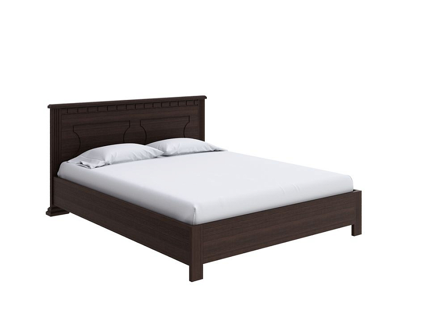 Кровать Milena-М-тахта с подъемным механизмом 90x200 Массив (сосна) Орех - Кровать в классическом стиле из массива с подъемным механизмом.