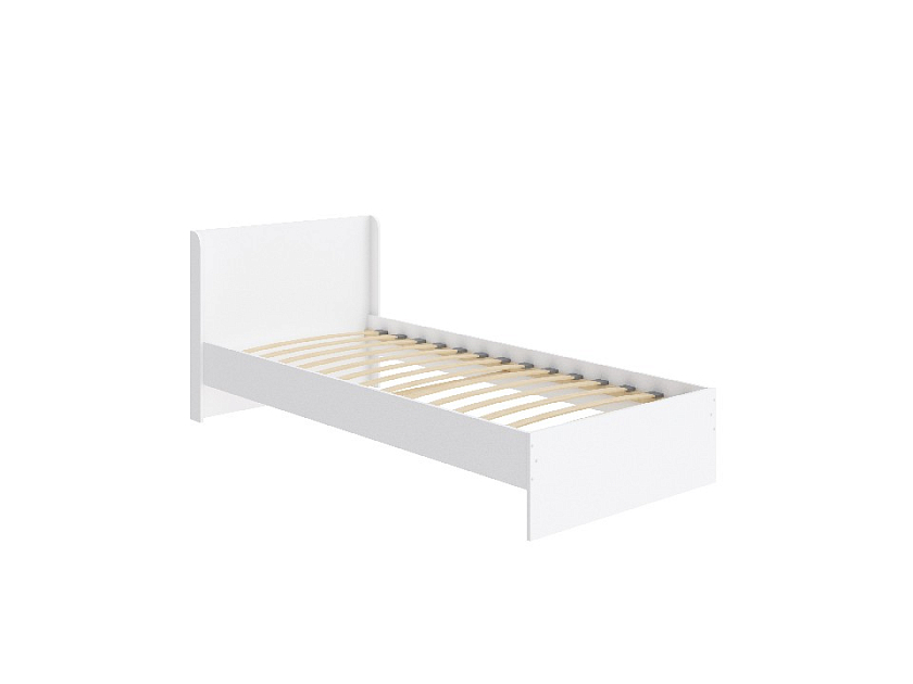 Кровать Practica 180x200 ЛДСП Белый - Изящная кровать для любого интерьера