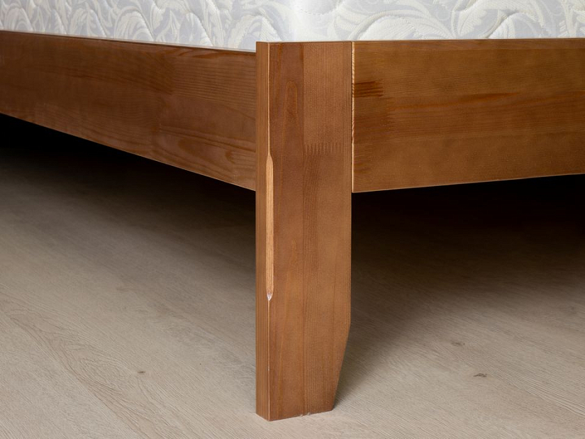 Кровать Marselle-тахта 90x190 Массив (сосна) Антик - Деревянная кровать со встроенным основанием