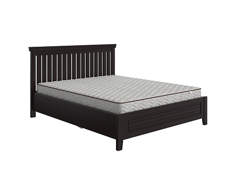 Кровать Olivia с подъемным механизмом - Кровать с подъёмным механизмом из массива с контрастной декоративной планкой.